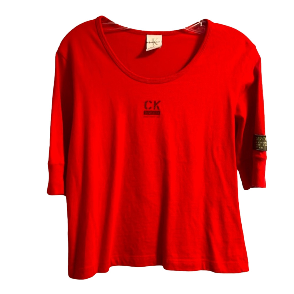 Calvin Klein Red Woman's Sport Top